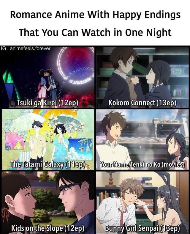 Anime Corner - It's always nice to see happy endings. 🤗