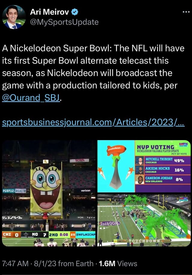 Who Else Is Hyped For The First Ever Nickelodeon Super Bowl? 