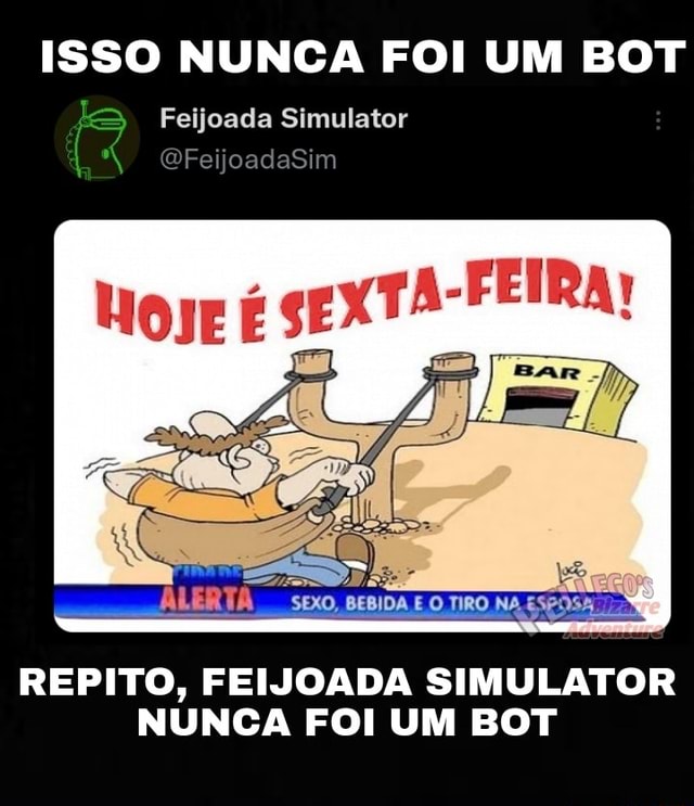 Feijoada Simulator on X:  / X