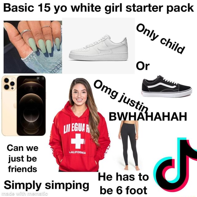 basic white girl starter pack  White girl starter pack, Basic white girl, White  girls