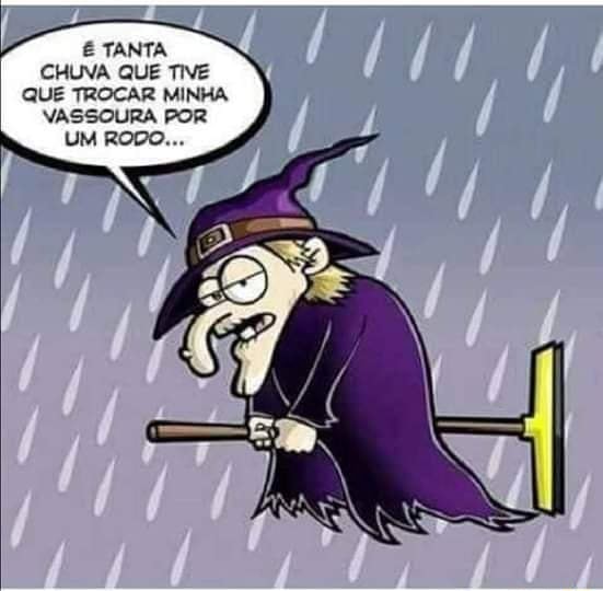 Memes acessíveis - Descrição É tanta chuva que tive que trocar a