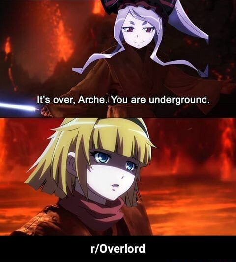 T s over Arche. You are underground. r Overlord iFunny Brazil