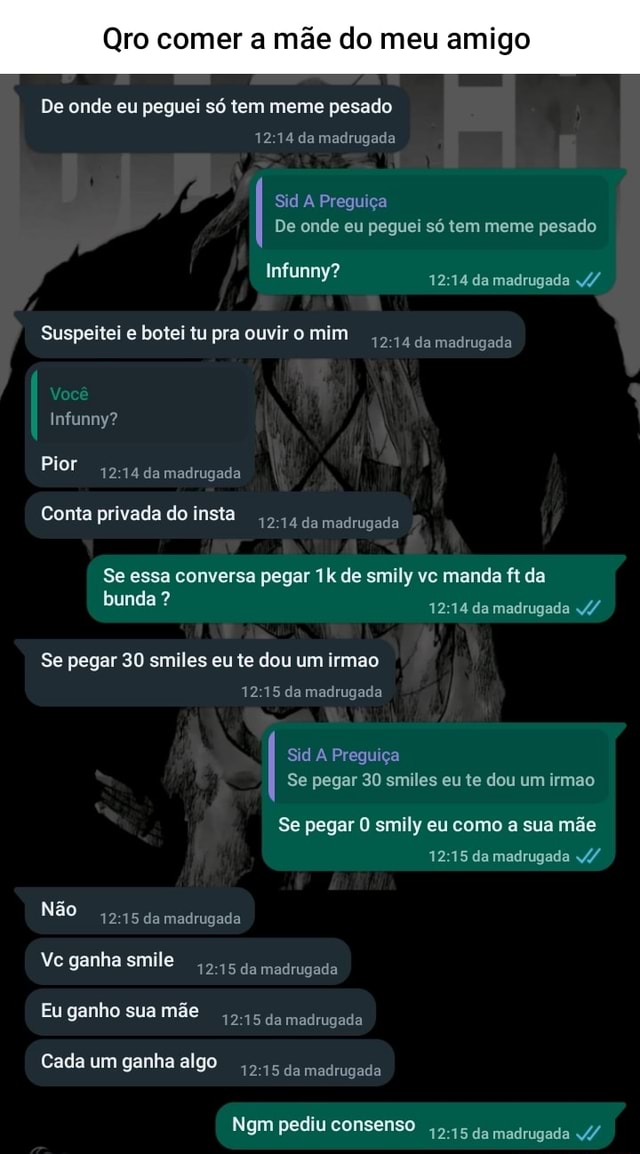 Minha família Reclamando de mim: 11153 comentários pou emo, do rock Q CE/  PAREM DE FALAR DE MIM NÃO 2744 AGUENTO MAIS U Re er - iFunny Brazil