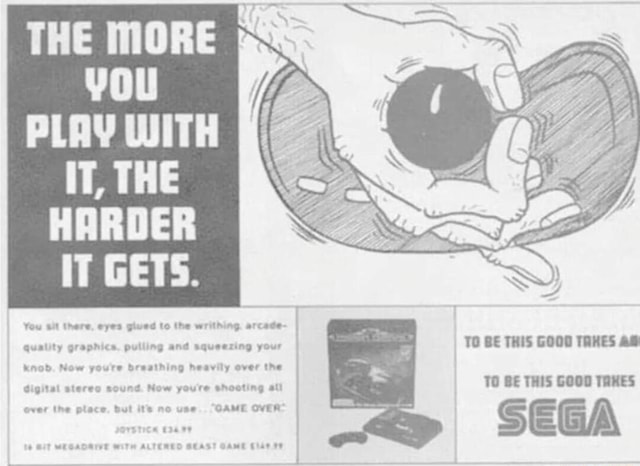 The more you play with it hot sale sega