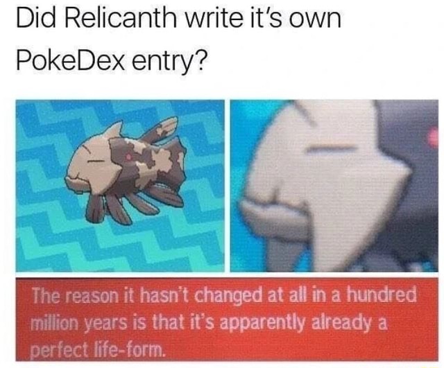 Finally saw a relicanth! Didn't even show up in my Pokédex. : r/pokemongo