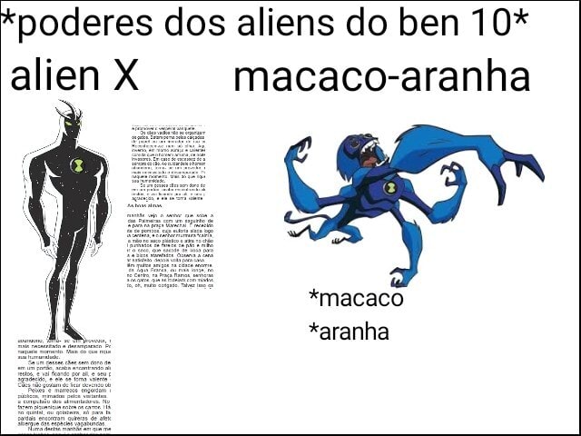 Macaco Aranha Ben 10