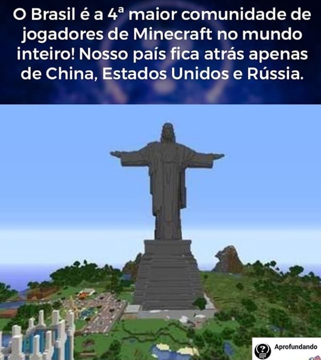 Minecraft - Brasil é a 4ª maior comunidade de Minecraft do mundo