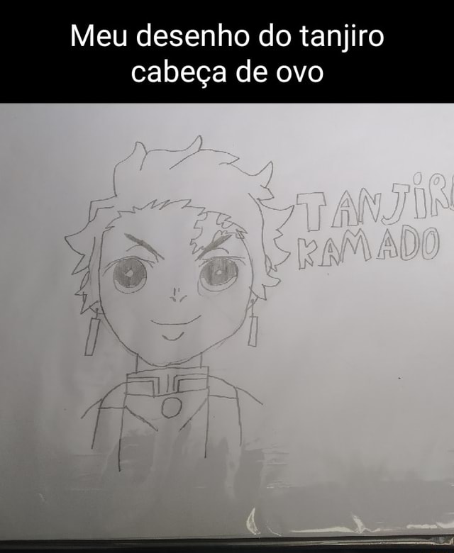 Meu desenho do Tanjiro