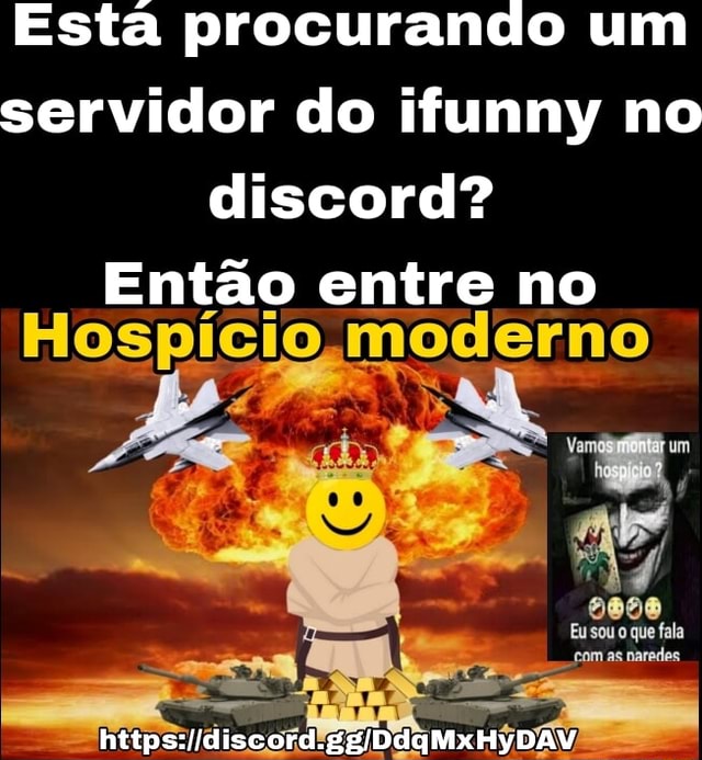 Venha para o servido do Discord do iFunny BR, OFICIAL! Estamos