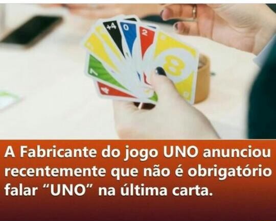 Inscreva-se A fabricante do jogo UNO anunciou recentemente que não