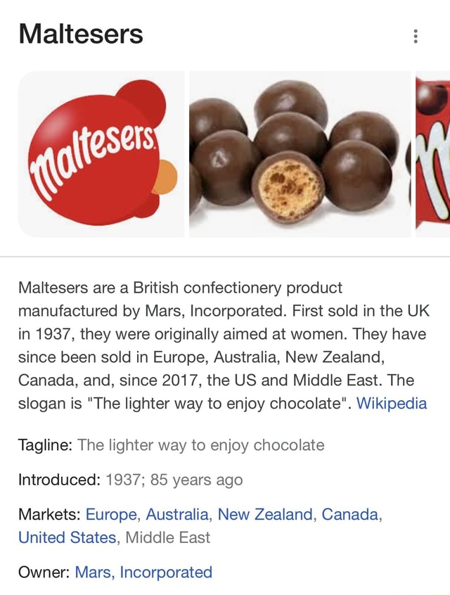 Maltesers - Wikipedia