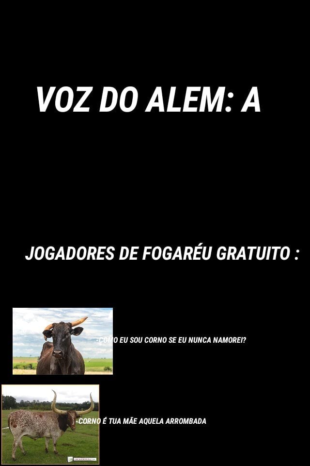 O LADO OBSCURO DO JOGO (FREE FIRE) ASSUSTADOR O corno do medo - O corno do  medo - iFunny Brazil