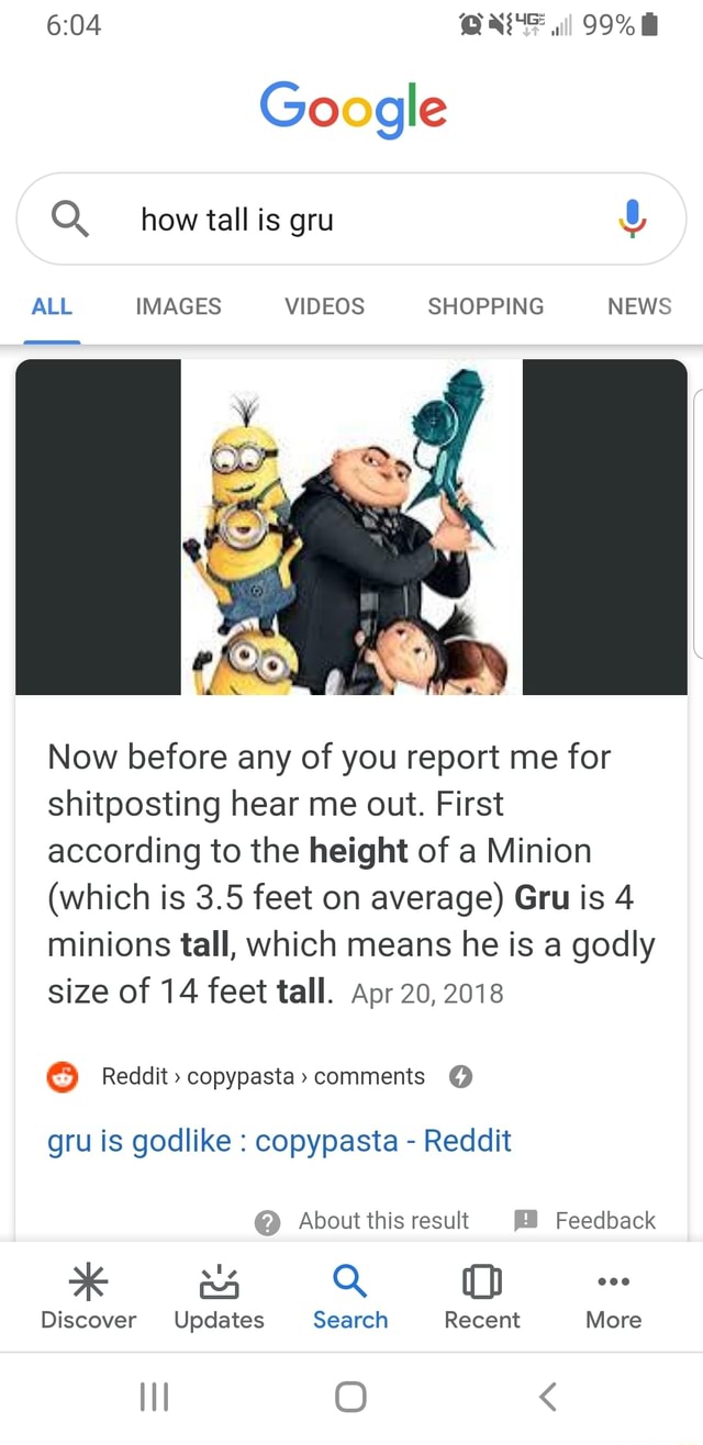 Gru Copypasta