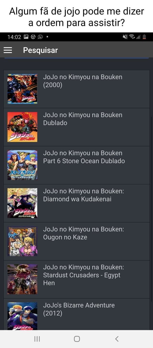 Assistir JoJo no Kimyou na Bouken: Stone Ocean Online completo