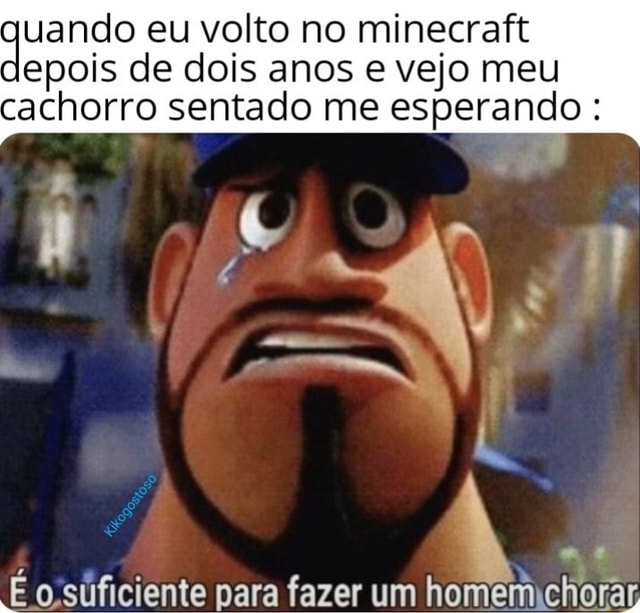 Esperando O Minecraft Ter Circulos - Meme 