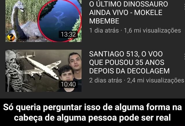 O ÚLTIMO DINOSSAURO AINDA VIVO - MOKELE MBEMBE 