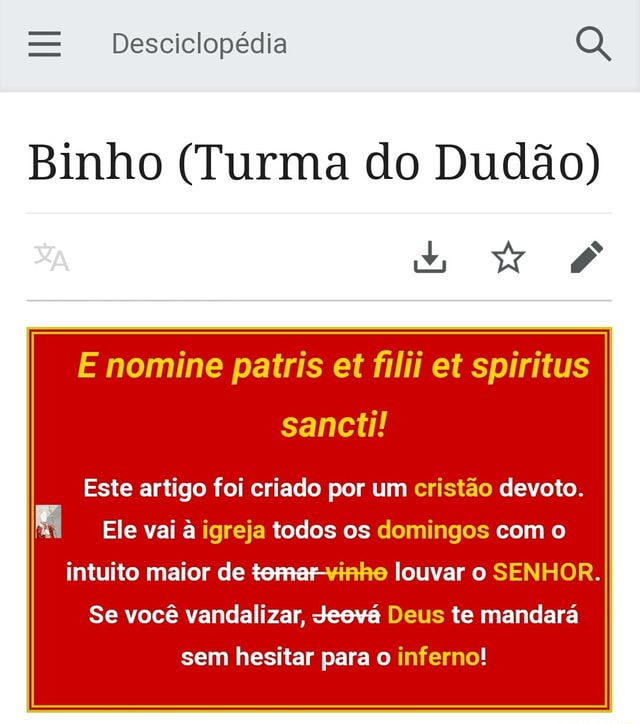 Desciclopédia:Lista dos melhores artigos - Desciclopédia