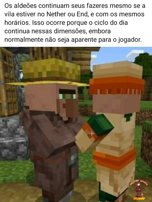 Aldeões do Minecraft on X:  / X