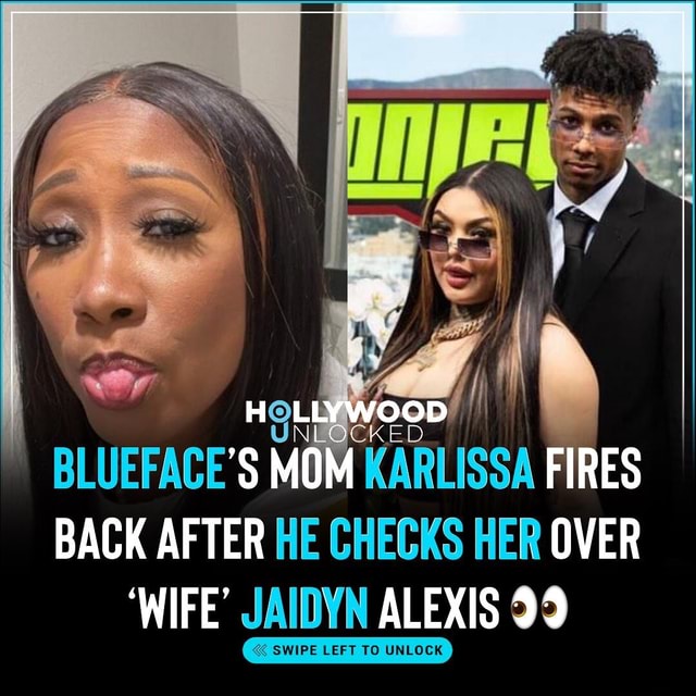 Oop! #KarlissaSaffold has responded to #Blueface trying to check her