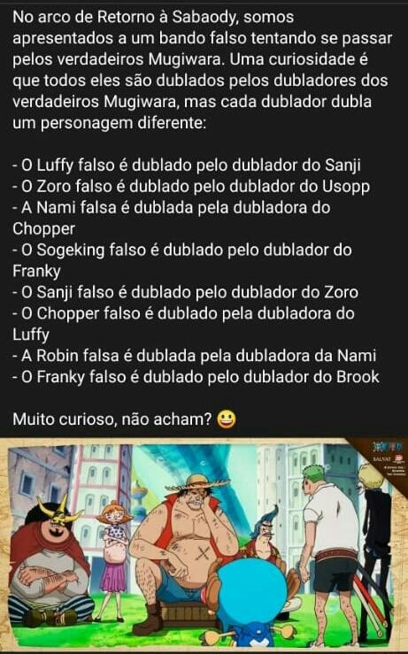 One Piece Dublado - Mugiwaras Oficial