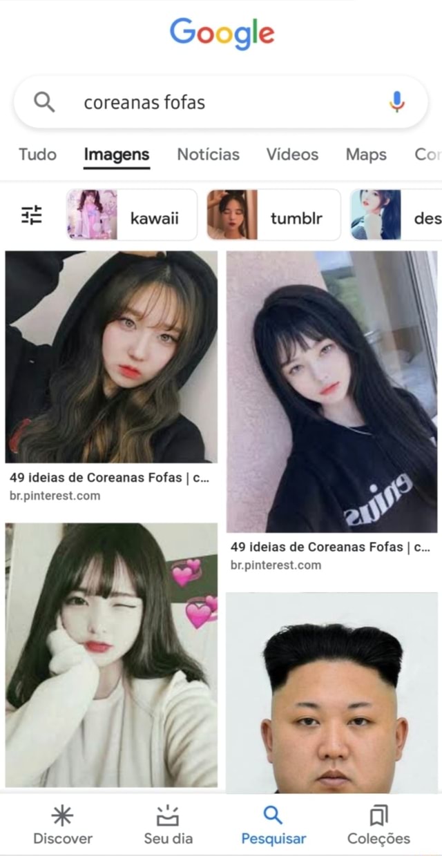 Go gle coreanas fofas Tudo Imagens Notícias Vídeos Maps C JE kawaii tumblr  des 49 ideias de Coreanas Fofas I c... 49 ideias de Coreanas Fofas I AR  Discover Seu dia Pesquisar