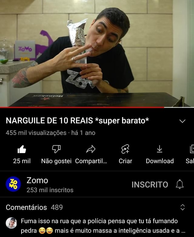 Narguile De 10 Reais Super Barato 455 Mil Visualizações Há 1 Ano 25mil Não Gostei Compartil 