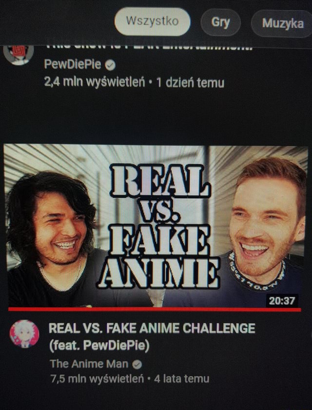 The anime best sale man and pewdiepie