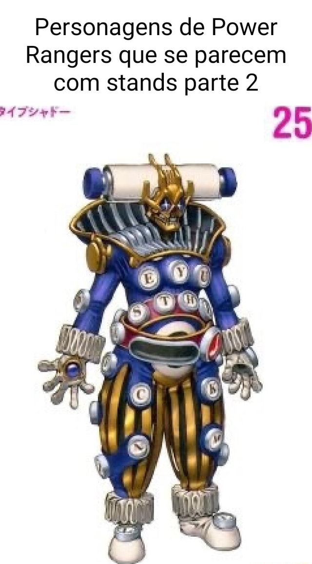 Personagens de Power Rangers que se parecem com stands parte 2 25 ...