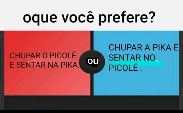 O que você prefere? on X:  / X