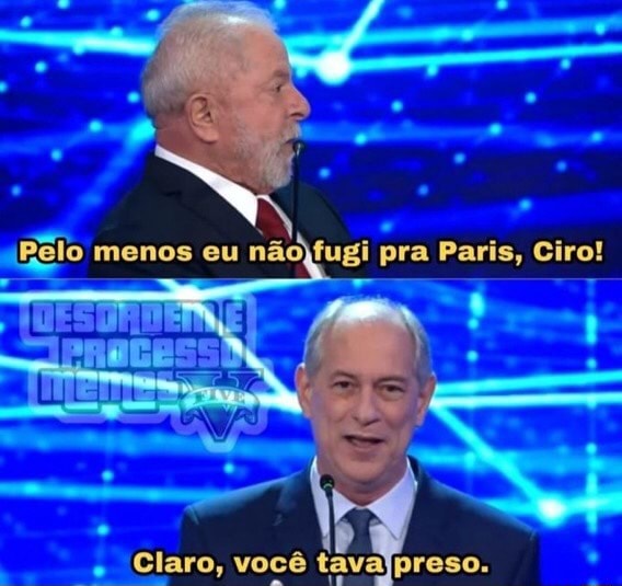 Pelo menos eu n o fugi pra Paris Ciro Claro voc taval preso