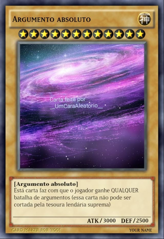 Está é a tesoura lendária suprema, ela é capaz de cortar QUALQUER tipo de  coisa como reverse, block, espelho e spell cards. seu corte é tão poderoso  que pode rasgar o tecido