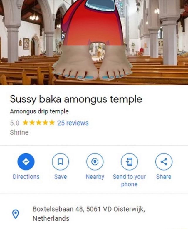 sussy baka amongus temple 😱🤤