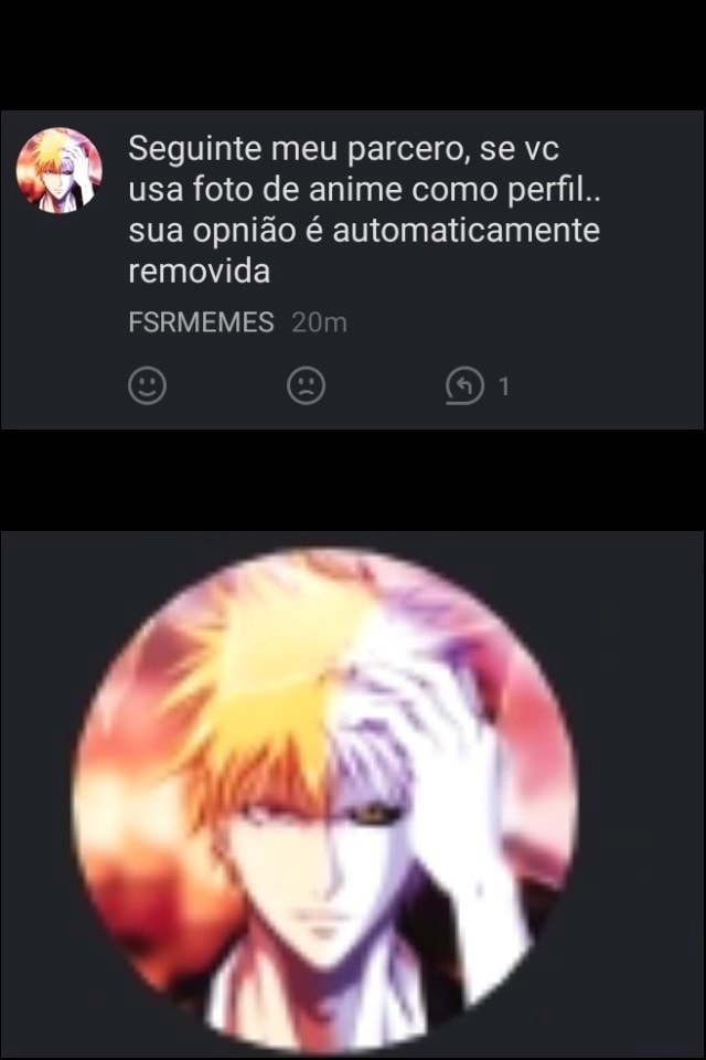 Usar foto te anime no perfil - iFunny Brazil