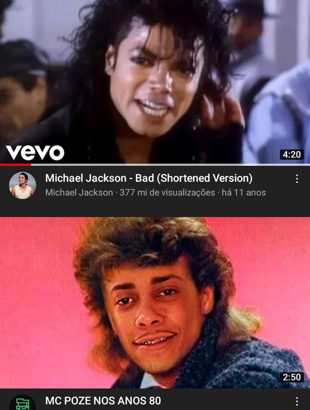 Michael Jackson - Bad (Shortened Version) 