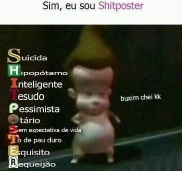 Sim, eu não uso chad poa me tephesenta em memes, como descobriu ? - iFunny  Brazil