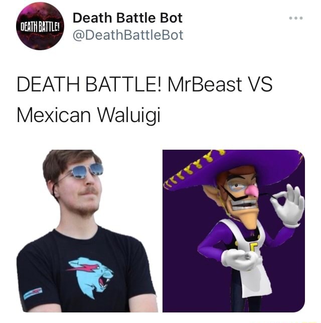 Death Battle Bot on X: DEATH BATTLE! Rap Battle Mr Beast VS Movie