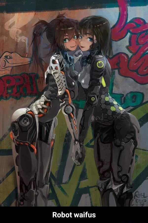 Sexy Anime Space Girl Robot Cyborg Non Human - Anime Girls - Posters and  Art Prints | TeePublic