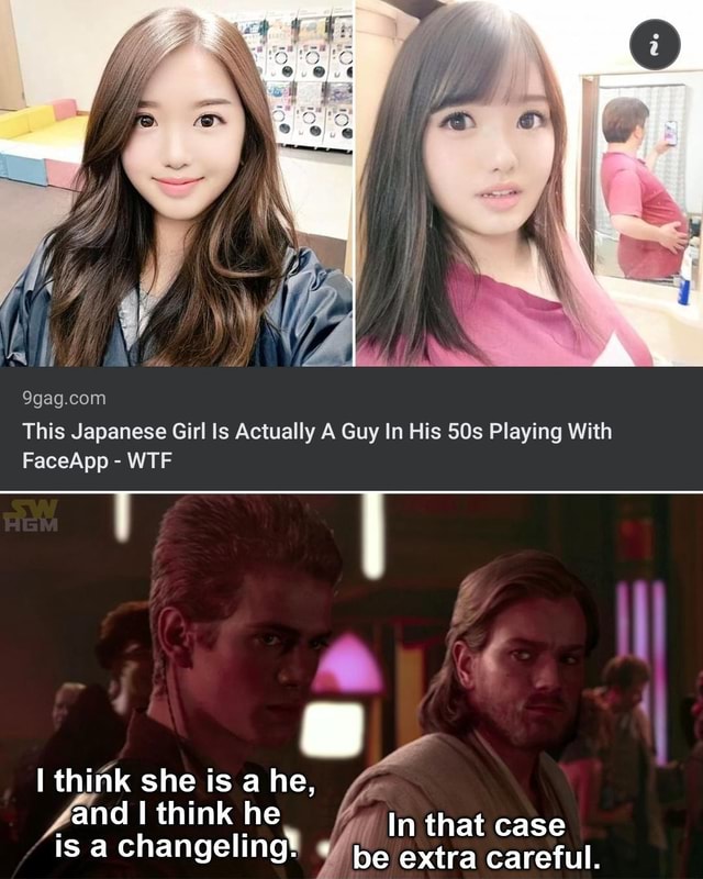 Japanese girl is actually a man in 50s