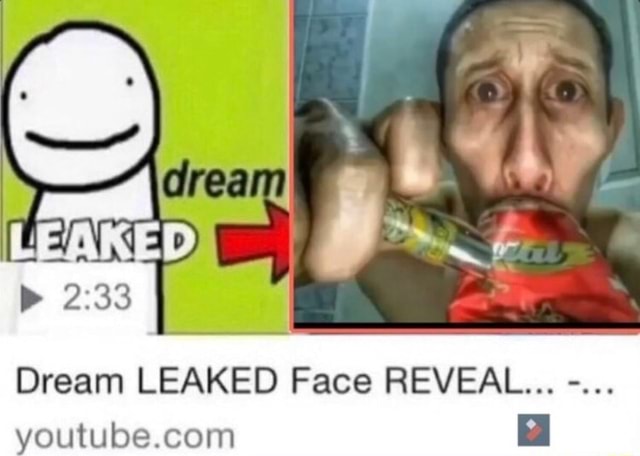 Dream LEAKED Face REVEAL - iFunny Brazil