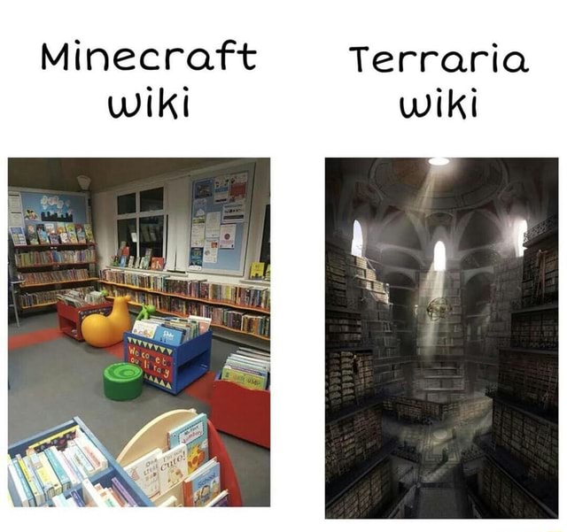 Minecraft Terraria wiki wiki - iFunny Brazil