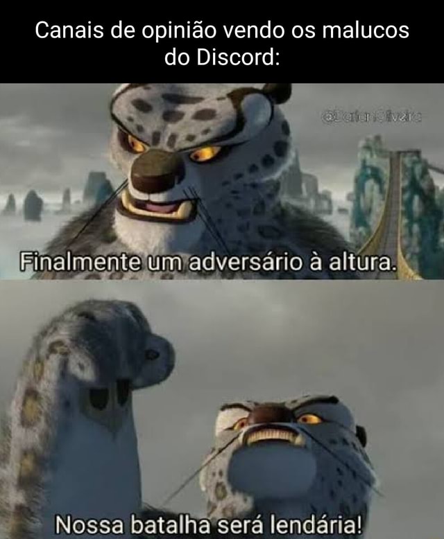 Tá aí a explicação Aliás, discord do iFunny nos comentários set