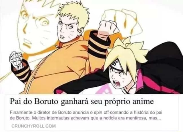 Crunchyroll.pt - Eu queria tanto um anime sobre o pai do Boruto 😥