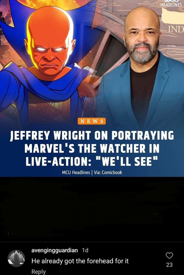 Jeffrey Wright on Portraying Marvel's The Watcher in Live-Action: We'll  See. (Exclusive)