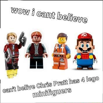 Chris pratt best sale lego characters