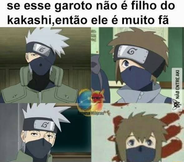 Kakashi só n se casou pq se não o filho dele roubaria a cena em Boruto,  igual ele fazia em Naruto - iFunny Brazil