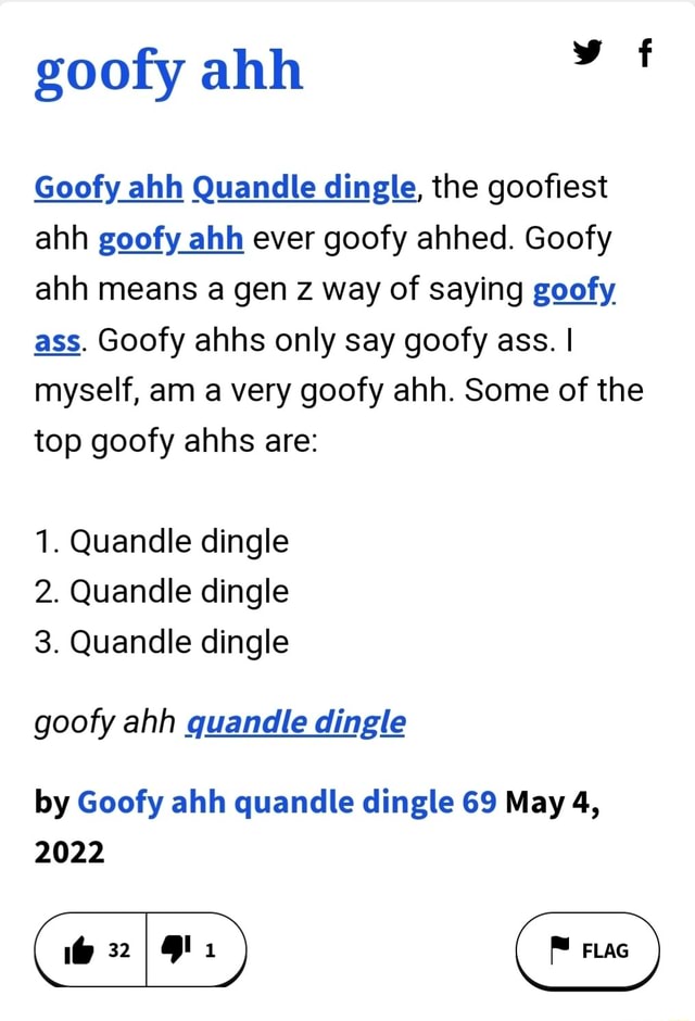 Goofy Ahh - What does goofy ahh mean?