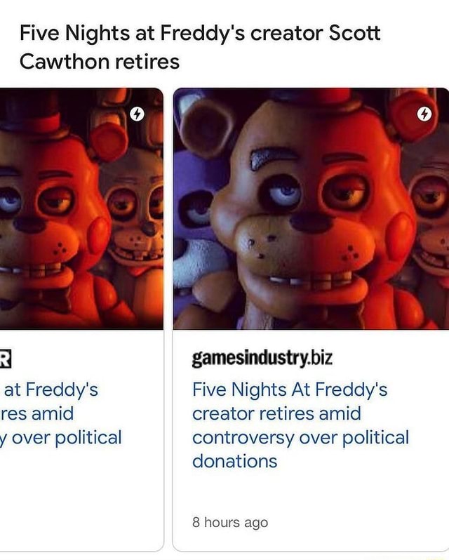 Five Nights at Freddy's creator retires amid controversy over