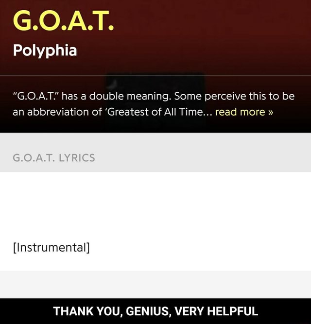 G.O.A.T. - Polyphia
