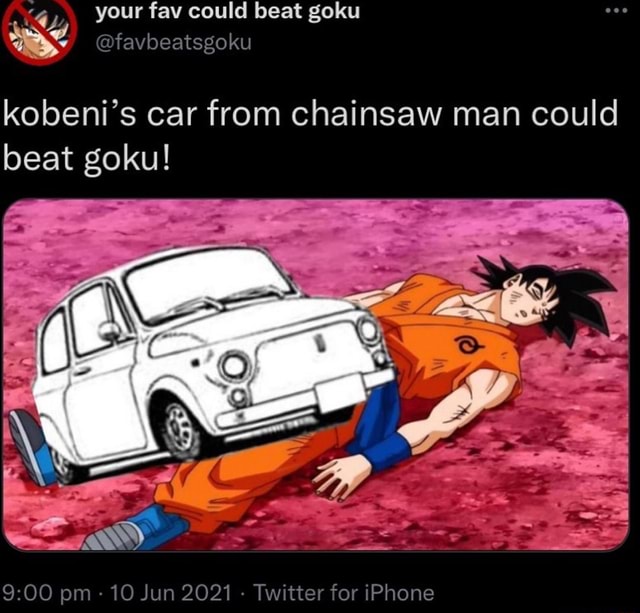 Goku and the Chainsaw Man