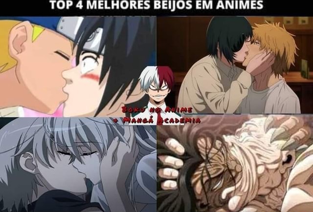 Os 5 melhores beijos dos animes!!!